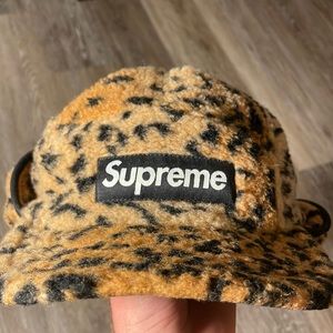 Supreme Leopard Polar Fleece cap